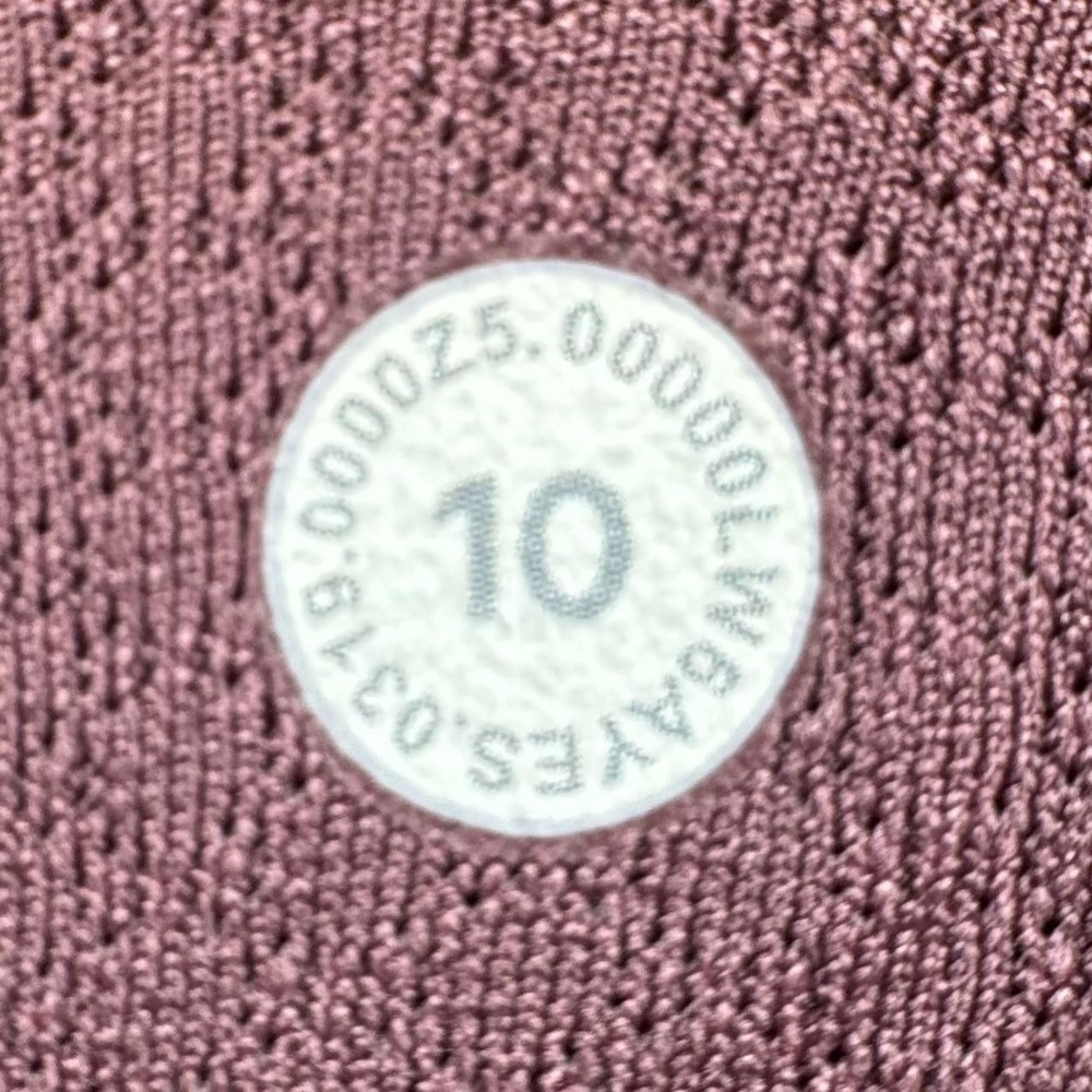 Lululemon Inspire Crop II Pants Womens 10 Pink Ankle Leggings Floral Mesh Yoga - Picture 6 of 11